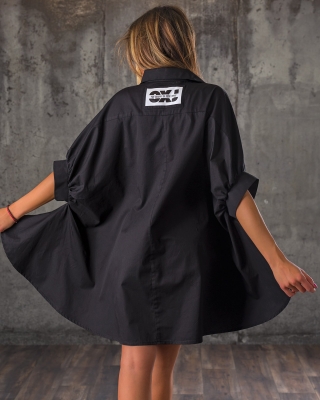 Cămașă #EXJS, Negru culoare