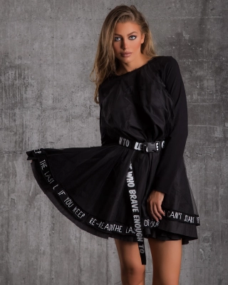 Rochie Individuality, Negru Culoare Mărime universală negru