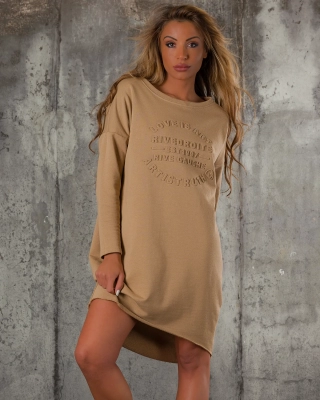 Rochie Love Is Art, Culoare bej