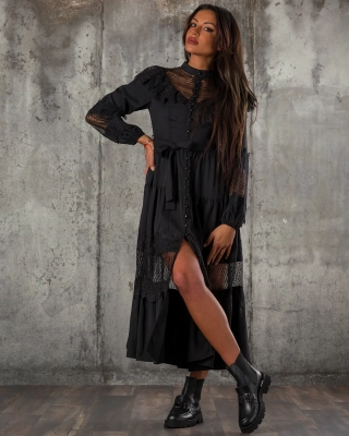 Rochie House Of Style, Negru culoare