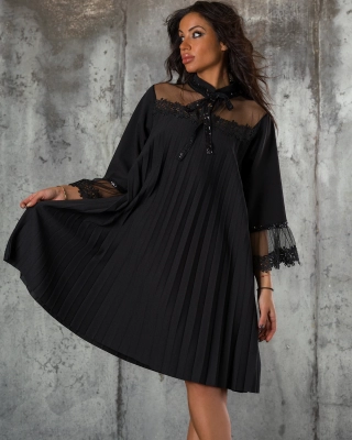Rochie Top Tier, Culoare negru