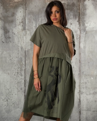 Rochie High Ratings, Culoare military