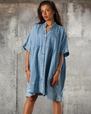 Rochie Roxanne, Denim deschis