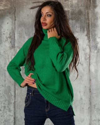 Pulover Malory, Culoare verde