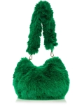 Geanta All The Fluff, Culoare verde