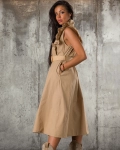 Rochie Show Me, Culoare taupe