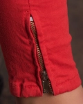 Pantaloni cu fermoare Jasmine, Roșu Culoare