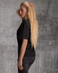 Tricou cu paiete Caroline, Gri Culoare