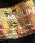 Tricou cu paiete Caroline, Gri Culoare