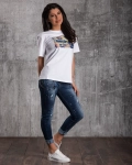 Tricou cu paiete Caroline, Gri Culoare