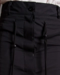 Pantaloni cu efect vopsit Multiplex, Negru Culoare