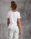 Tricou BFF, Alb Culoare