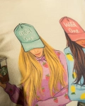 Tricou BFF, Alb Culoare