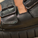 Sandale cu catarame Meteora, Negru Culoare