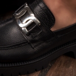 Pantofi din piele naturală Washington, Negru Culoare