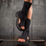 Cizme decupate Smokey, Negru Culoare