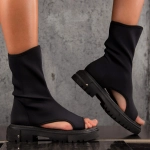 Cizme decupate Smokey, Negru Culoare