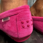 Mocasini Marzipan, Culoare fuchsia