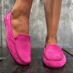 Mocasini Marzipan, Culoare fuchsia