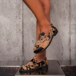 Mocasini This Side Of Me, Culoare Alb/Negru