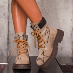 Bocanci Star Power, Culoare taupe