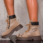 Bocanci Star Power, Culoare taupe