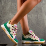 Pantofi sport You & I, Culoare Verde