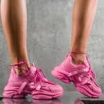 Sneakers Volume, Culoare fuchsia