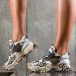Sneakers Angelique, Culoare cafeniu