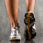 Sneakers Angelique, Culoare cafeniu