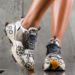 Sneakers Angelique, Culoare cafeniu