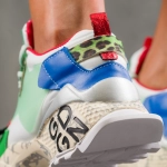 Sneakers Angelique, Culoare verde