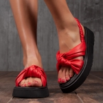 Sandale din piele naturală Melody, Alb Culoare