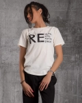 Tricou Recycle, Ecru Culoare