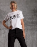 Tricou Recycle, Ecru Culoare