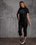 Tricou cu print Love Songs, Negru Culoare
