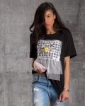 Tricou cu tul Elegancia, Lila Culoare