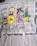Tricou cu tul Elegancia, Lila Culoare