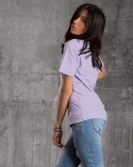 Tricou cu tul Elegancia, Lila Culoare