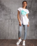 Tricou lung Melbourne, Albastru Culoare
