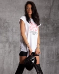 Tricou lung Melbourne, Albastru Culoare
