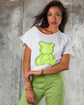 Tricou Coloring Book, Culoare Alb/Roz