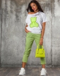 Tricou Coloring Book, Culoare Alb/Verde