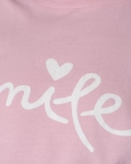 Tricou Smile, Culoare roz