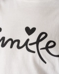 Tricou Smile, Culoare taupe