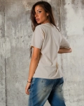 Tricou That's Life, Culoare taupe