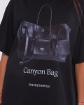 Tricou Canyon Bag, Alb