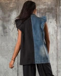 Vesta Hold Me, neagra/denim