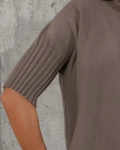 Pulover Warm Inside, Taupe