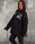 Geaca No Saint, Neagra